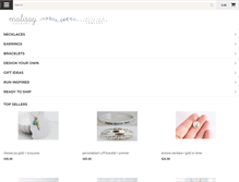 Tablet Screenshot of malisaydesigns.com